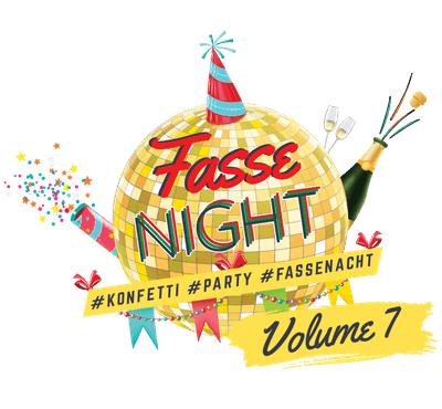 FasseNIGHT Volume 7: Discokugel mit Schriftzug, #Konfetti #Party #Fassenacht
